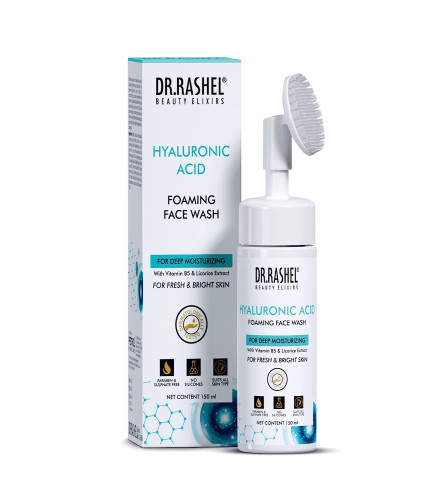 Dr. Rashel Hyaluronic Foaming Face Wash, 150 ml | pack of 2 |  free shipping