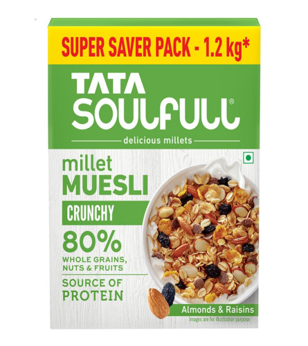 Tata Soulfull Crunchy Millet Muesli 1.2kg (Fs)