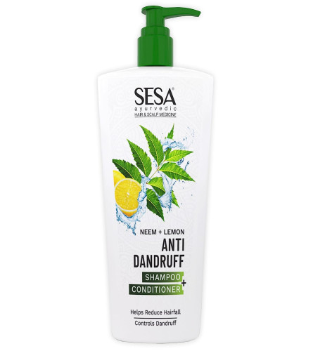 SESA Ayurvedic Anti Dandruff Shampoo With Neem + Lemon 500 ml (Fs)
