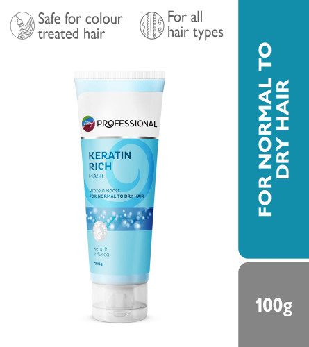 Godrej Professional Keratin Rich Hair Mask For Normal to Dry Hair 100 g (Pack of 2) Fs