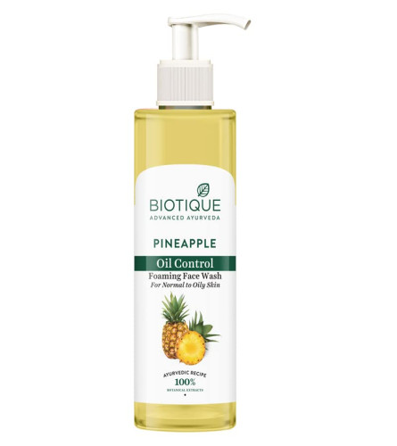 Biotique Bio Pineapple Oil Control Foaming Face Wash 200 ml (Pack of 2) Fs