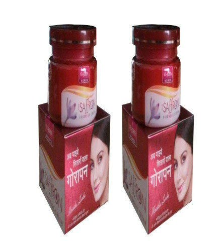 VI-JOHN Saffron Advanced Fairness Cream (50 g, Pack of 2) free shipping
