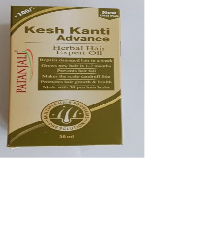 Patanjali Kesh kanti Advance Herbal hair expert oil 30 ml (pack of 4) free shipping