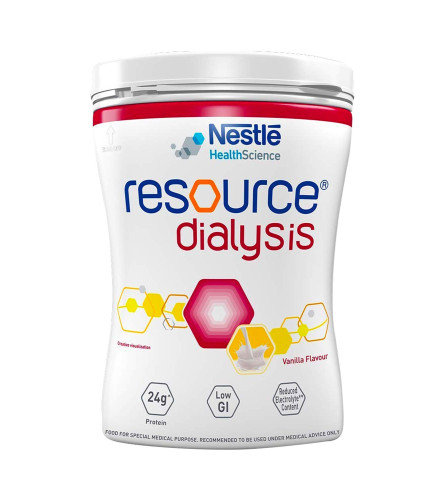 Nestle Resource Dialysis Powder Vanilla Flavour 400 gm (Fs)