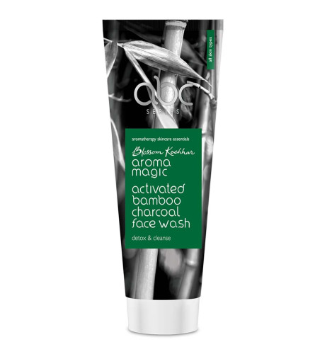 Aroma Magic Activated Bamboo Charcoal Face Wash 100 ml (Pack Of 2) Fs