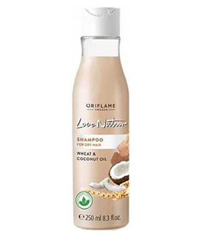 Oriflame Love Nature Shampoo For Dry Hair Wheat & Coconut Oil 250 ml (Fs)
