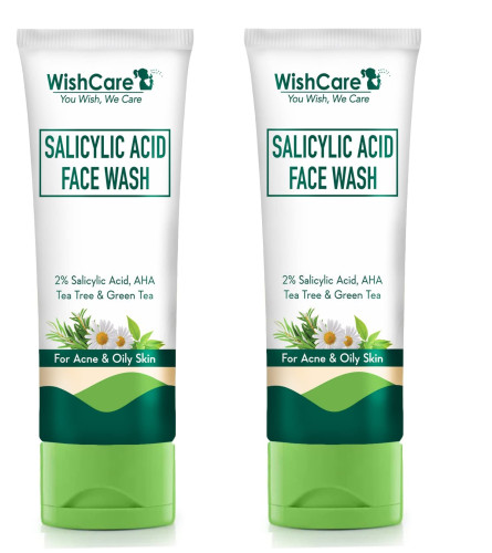 WishCare Salicylic Acid Face Wash 100 gm (Pack of 2 ) Fs