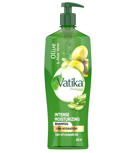 Dabur Vatika Aloe Vera & Olive Intense Moisturising Shampoo - 640ml (free shipping)