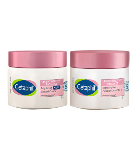 Cetaphil Brightening Day And Night Protection Cream, White, 50 Ml