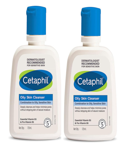 Cetaphil OS Cleanser For Oily Skin 125ml (Pack of 2) free shipping