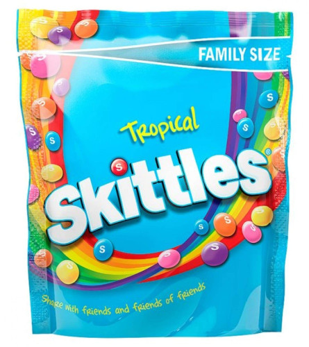 Skittles Tropical Fruit Flavoured Candy, 196 g | free shipping