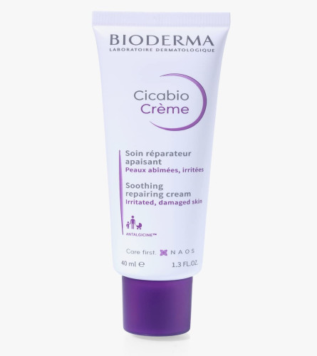 Bioderma Cicabio Repairing Soothing Cream For Irritated Damaged Skin, 40 ml | free shipping
