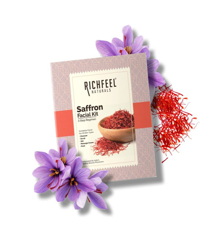 Richfeel Saffron Facial Kit 30g - (Pack Of 4) Fs