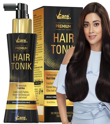 VCare Day Night Hair Tonic For Men & Women with Castor Oil 100 ml (Fs)