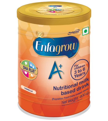 Enfagrow A+ Nutritional Milk Powder Health Drink for Children (3-6 years) Vanilla 400g (Fs)