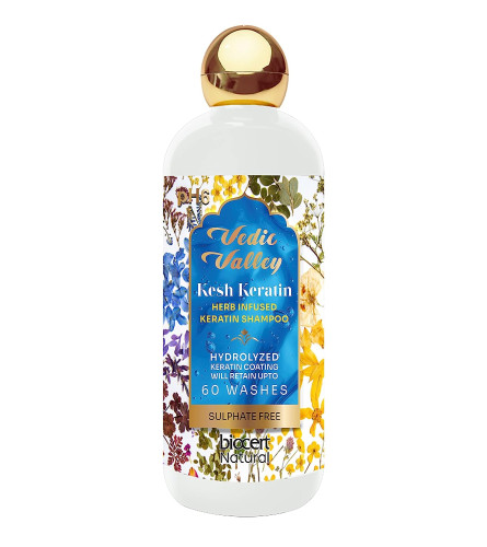 Vedic Valley Kesh Keratin Natural Herbal Shampoo 300 ml (Fs)