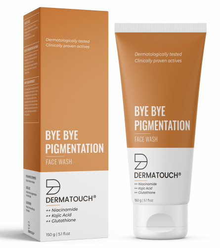 DERMATOUCH Bye Bye Pigmentation Face Wash || Anti Pigmentation Face Wash, 150 gm | free shipping