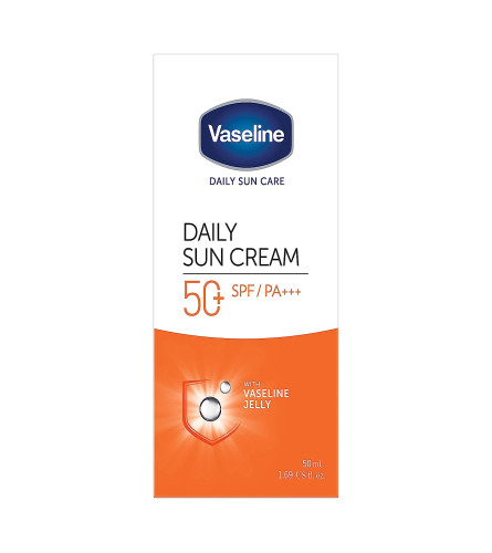 Vaseline Daily Sun Care UV Protection Sun Cream with Vaseline Jelly SPF 50+/Pa+++, 50 ml | free shipping