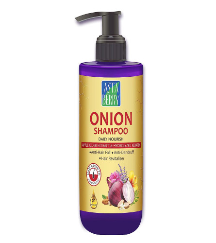 ASTABERRY Onion Shampoo For Hair Growth 300 ml (Fs)