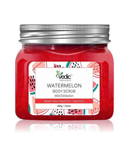 Vedic Naturals Watermelon Body Scrub 450 gm (Fs)