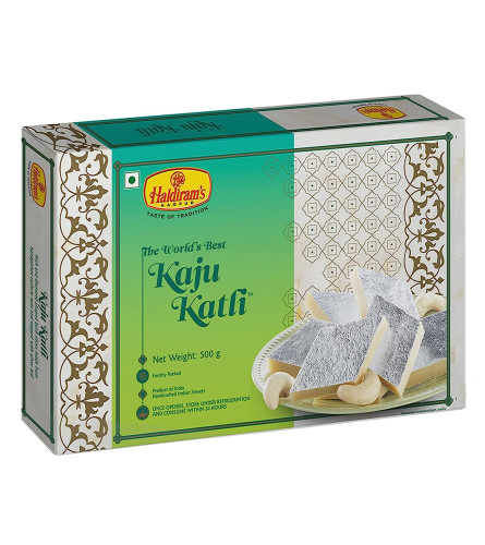 Haldiram's Nagpur Kaju Katli (500 gm) (Free Shipping Worldwide)
