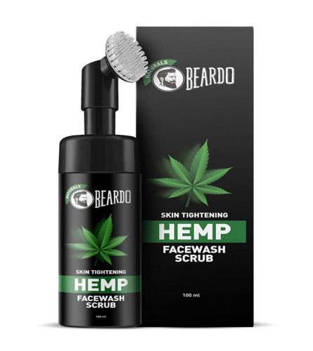 Beardo Natural Hemp Facewash Scrub for Men 100 ml (Pack of 2) Fs