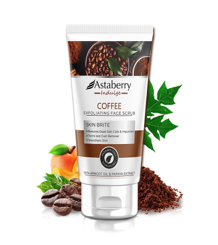 Astaberry Indulge Coffee Exfoliating Face Scrub 100 ml  (Pack of 2) Fs