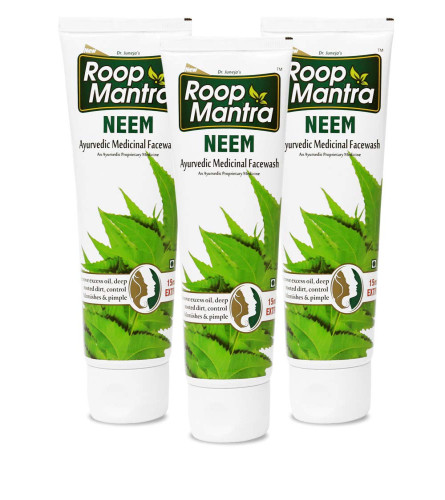 Roop Mantra Neem Face Wash 115 ml (Pack of 3) Fs