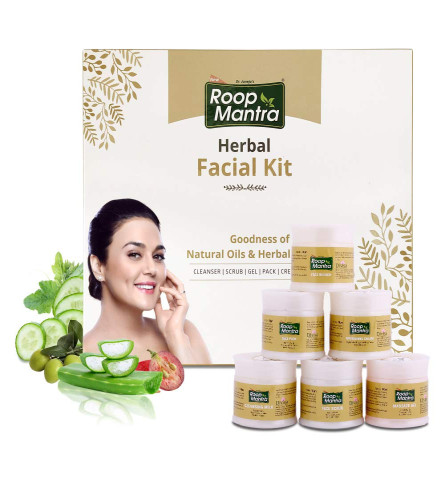 Roop Mantra Herbal Facial Kit For Glowing Skin 240g (Fs)
