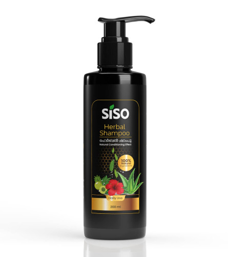 Siso Herbal Shampoo 200 ml (Pack of 2) Fs