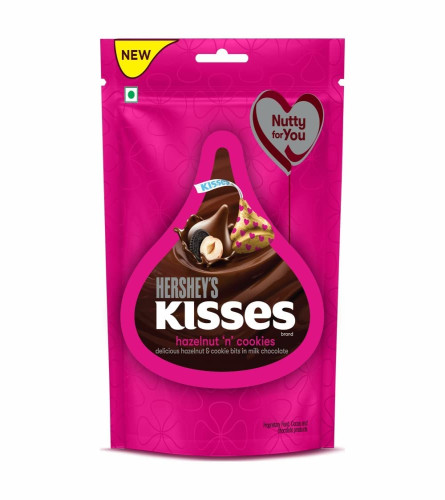 Hershey's Kisses Hazelnut 'N' Cookies 100.8G Free shiipping worldwide