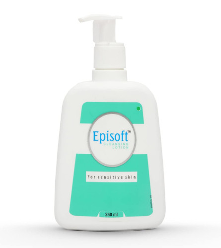 Glenmark Episoft Cleansing Lotion for Sensitive & Dry Skin Cleanser for face 250 ml (Fs)