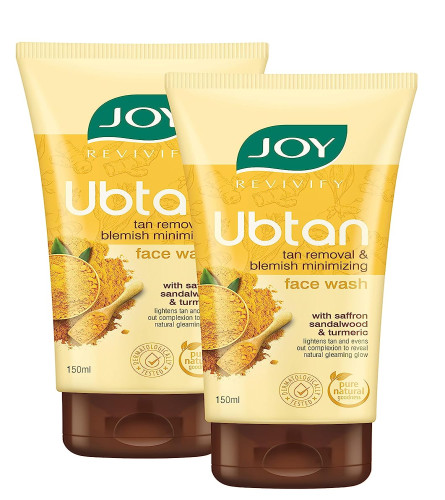 Joy Revivify Ubtan Face Wash 150 ml (pack of 2)