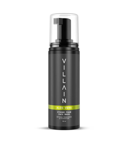 Villain Xtreme Foam Face Wash with Aloe Vera 100 ml (pack of 2)