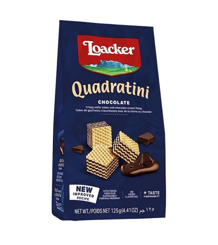 Loacker Quadratini Chocolate 125g