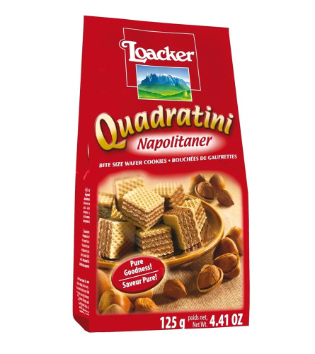 Loacker Quadratini Napolitaner(Hazelnut) - 125g