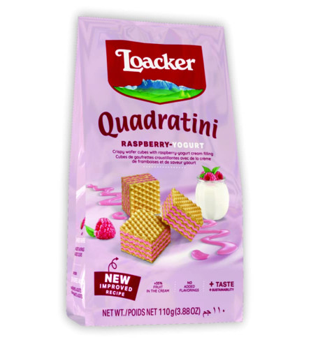 Loacker Quadratini Raspberry-Yoghurt 110g