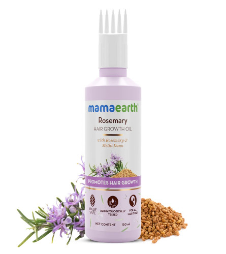 Mamaearth Rosemary Hair Growth Oil with Rosemary & Methi Dana | 150 ML (PACK OF 2) FREE SHIPPING
