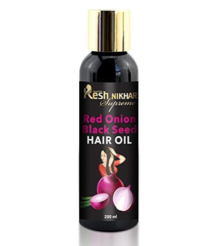 Kesh Nikhar Onion Hair Oil for Hair Growth with Black Seed Oil, 200 ml |  free shipping