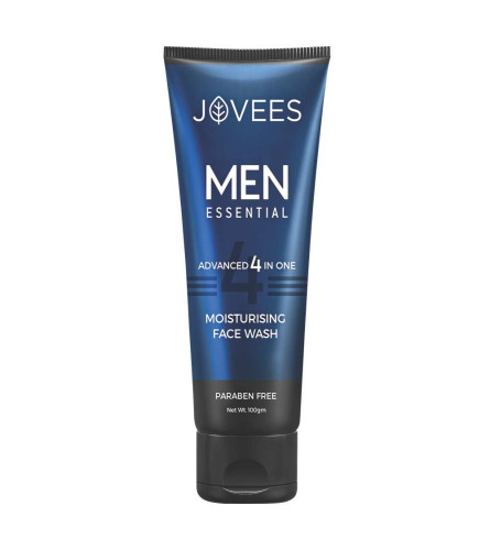 Jovees Men Moisturising Face Wash 4 in 1 (100 ml x pack 2)  free shipping