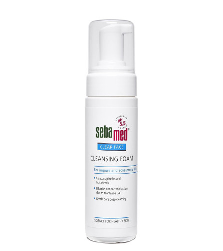 SebaMed Clear Face Cleansing Foam, 150 ml (pack of 2) free shipping