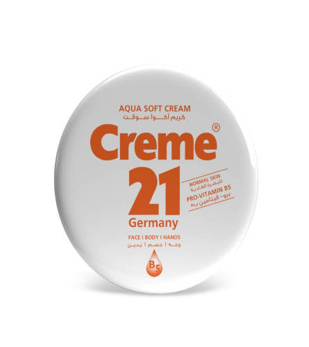 Creme 21 Aqua-Soft Light Cream-All Season with Vit E & B5 Enriched For Unisex, 250 Ml