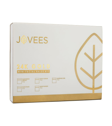 Jovees 24 Carat Mini Gold Facial Kit (5 x 15 g)