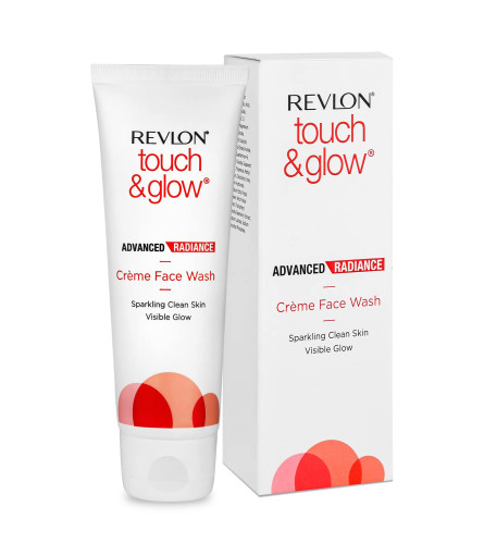 Revlon Touch & Glow Advanced Radiance Crème Face Wash (100 ml x 2 pack) free shipping