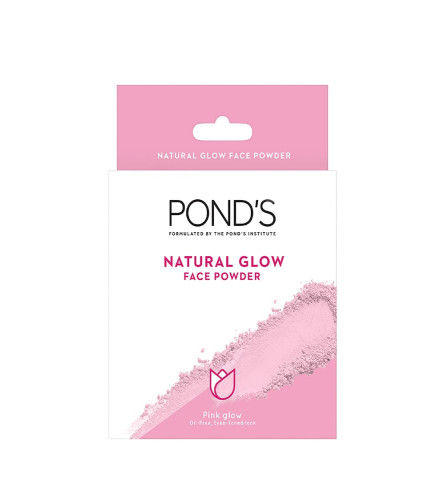 Pond's Natural Glow Face Powder, Pink Glow - 30 gm (pack of 2) free shipping