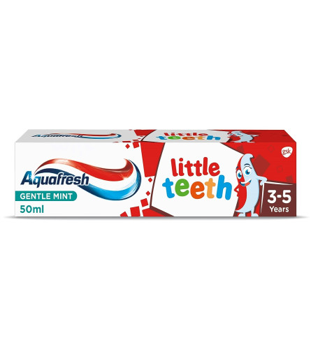 AQUAFRESH LITTLE TEETH TOOTHPASTE (3-5Y) - 50ML Free shipping world