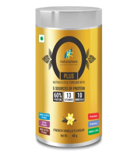 Netsurf Naturamore Plus French vanilla flavour 400 gm (Fs)