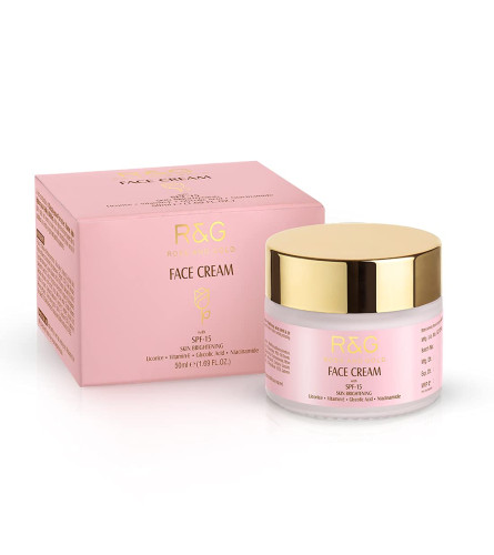 vasu R&G Skin Brightening Face Cream with SPF-15 - Helps Reduce Hyper-Pigmentation, 50 ml (pack of 2) free shipping