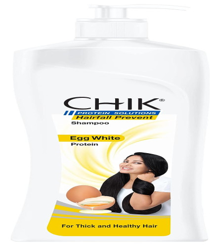 Chik Protein Solution Hairfall Prevent Shampoo, With Goodness Of Egg White, For Thick And Healthier Hair (340ml)