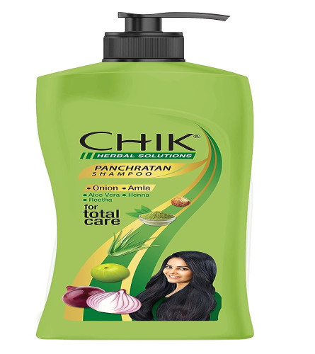 Chik Panchratan Herbal Solution Total Hair Care Shampoo, For Soft, Smooth & voluminous Hair, 650ml